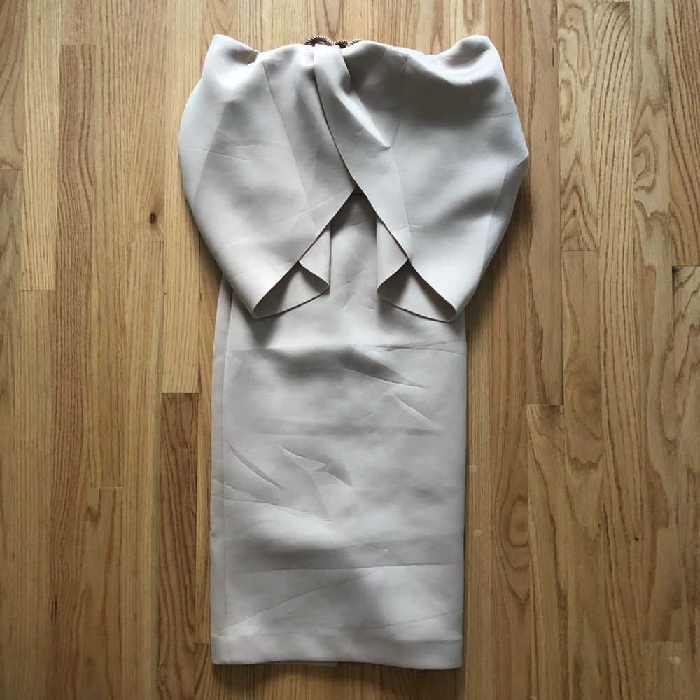 ASOS NWT Off the shoulder blush dress Size 0